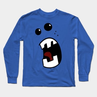 Funny Shouting Face Long Sleeve T-Shirt